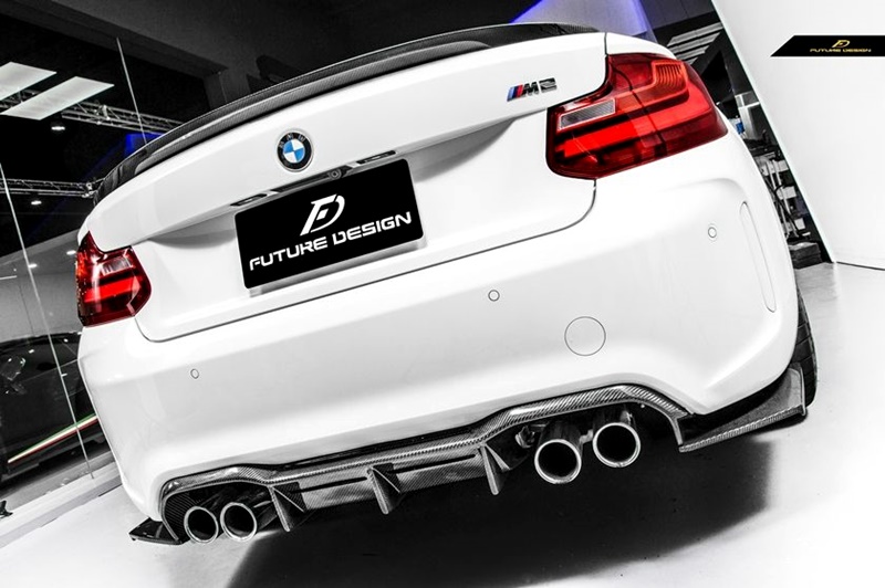 F87 M2 - MTC style Carbon Rear Diffuser 03
